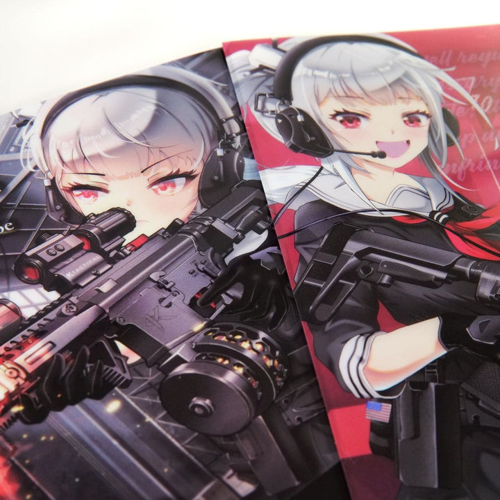 KTactical Tactical Anime Girl Folder (A4) - Bang Bang Airsoft