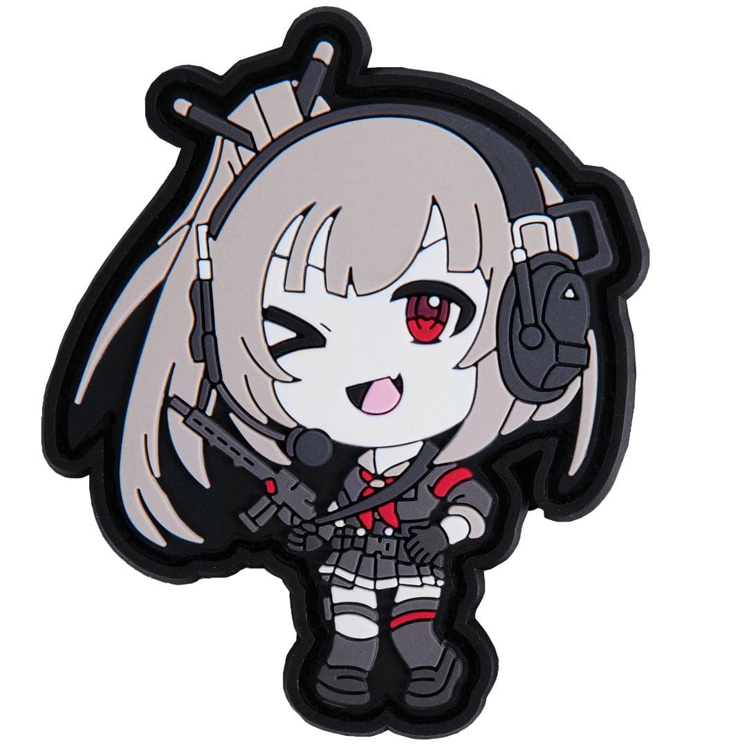 KTactical Tactical Anime Girl Waifu Kawaii Hook and Loop PVC Patch - Bang Bang Airsoft