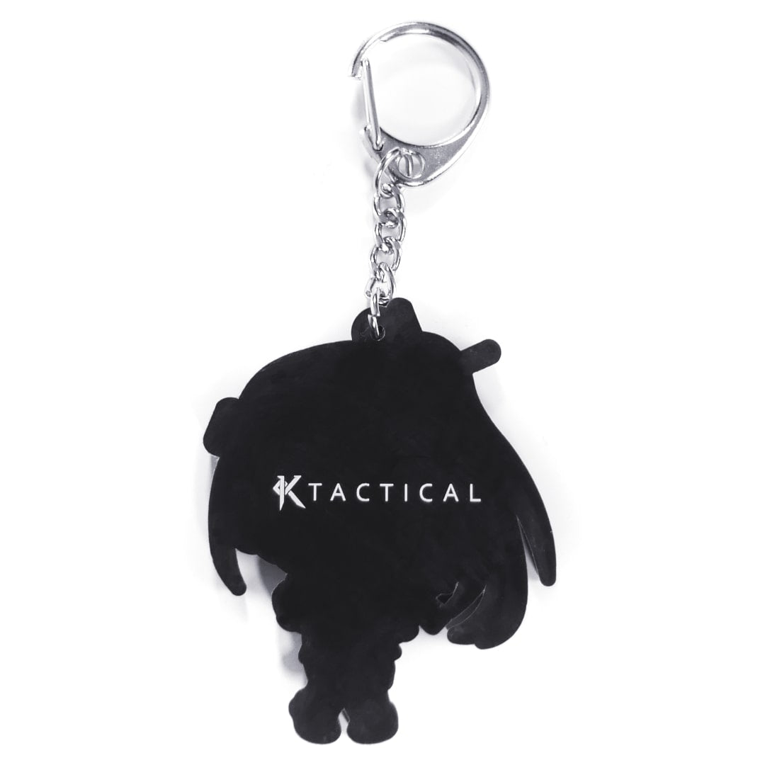 KTactical Tactical Anime Girl Waifu Kawaii PVC Keychain Charm - Bang Bang Airsoft