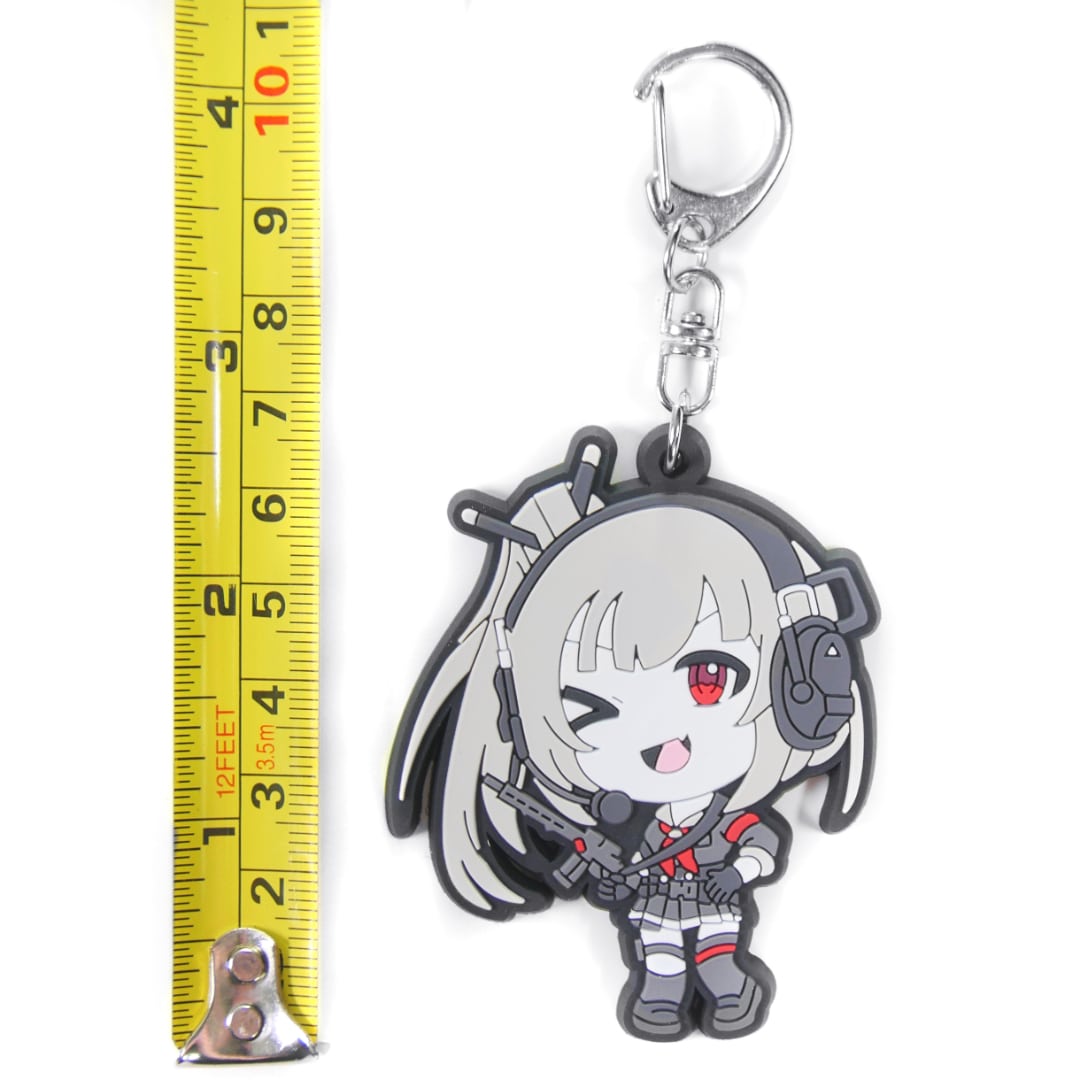 KTactical Tactical Anime Girl Waifu Kawaii PVC Keychain Charm - Bang Bang Airsoft
