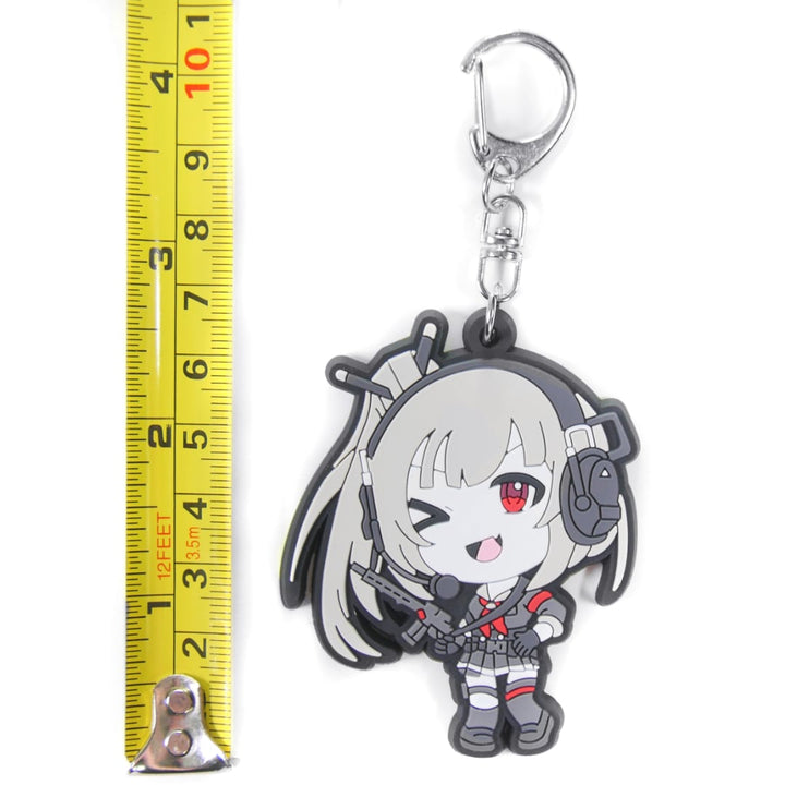 KTactical Tactical Anime Girl Waifu Kawaii PVC Keychain Charm - Bang Bang Airsoft
