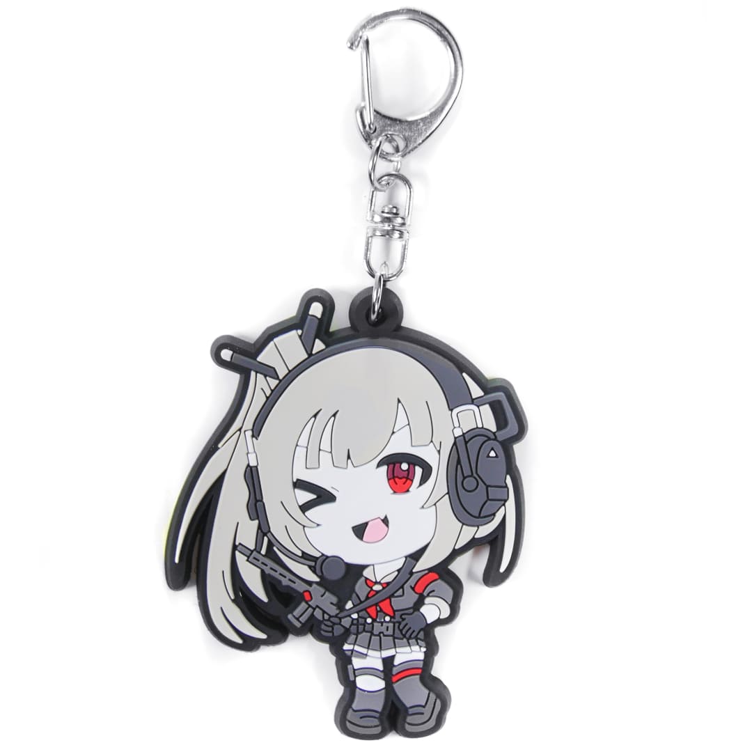 KTactical Tactical Anime Girl Waifu Kawaii PVC Keychain Charm - Bang Bang Airsoft