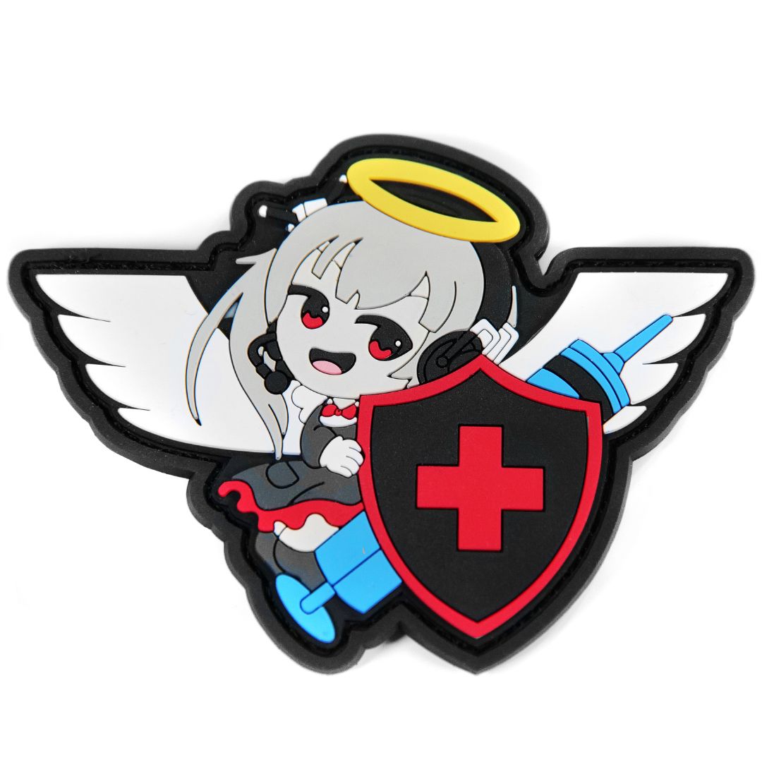 KTactical Tactical Anime Girl Waifu Medic Medical Kawaii PVC Patch - Bang Bang Airsoft