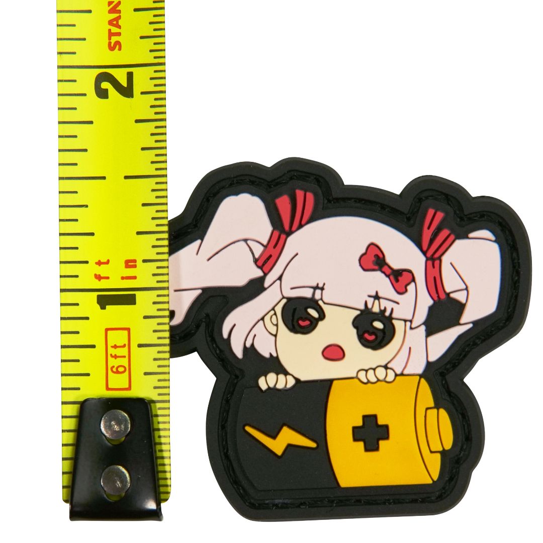 KTactical Tactical Anime Waifu Batteries Utility Mini PVC Patch - Bang Bang Airsoft