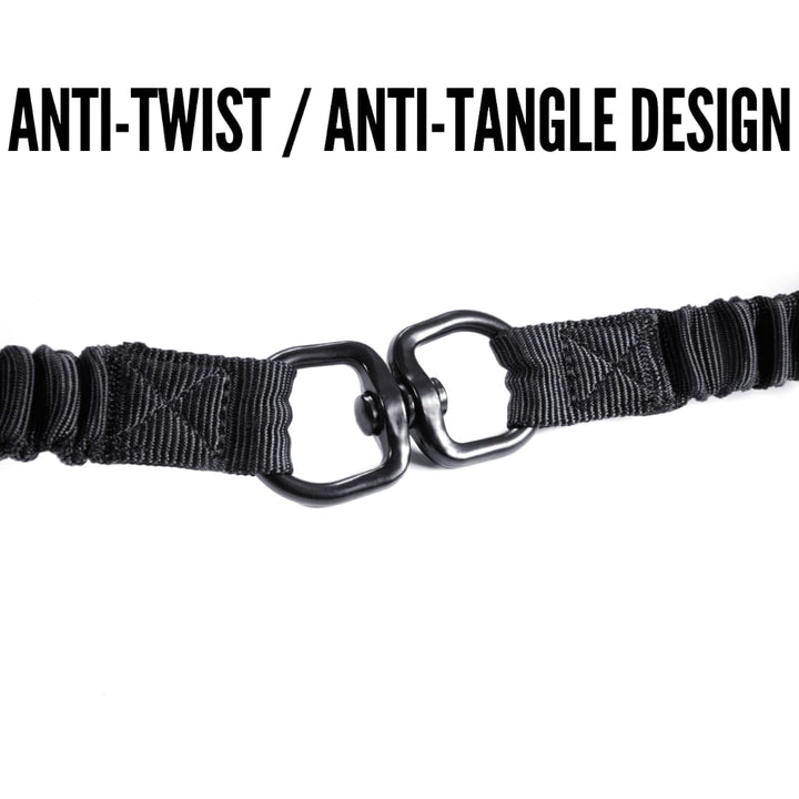 KTactical Tactical Dog Collar K9 Rugged Heavy Duty Handle Black + Red Ktactical Kit Patch - Bang Bang Airsoft