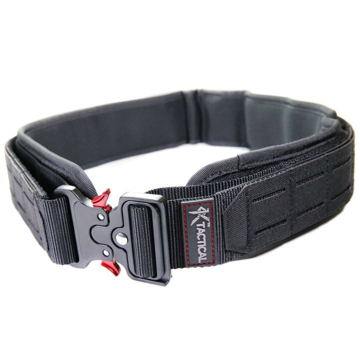 KTactical Tactical Molle Laser Cut Rig Padded Metal Buckle Battle Belt - Bang Bang Airsoft