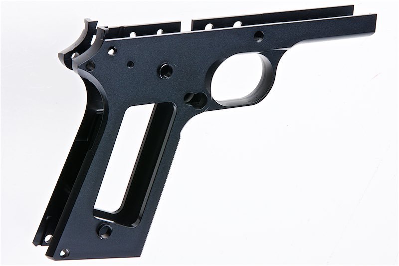 KUNG FU Airsoft Tokyo Marui M1911 GBB Lower Frame (CNC Aluminum, Black) - Bang Bang Airsoft
