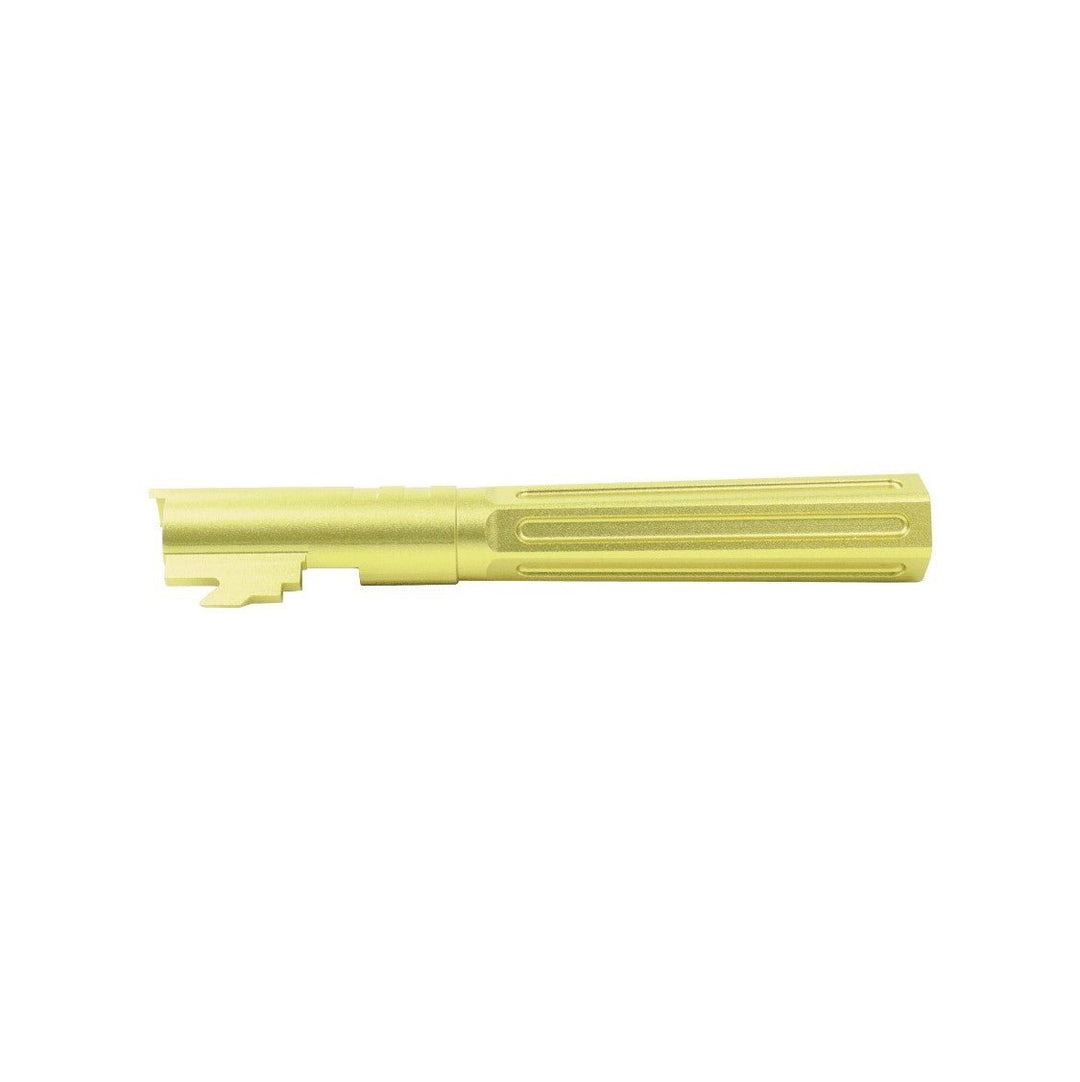 LA Capa Customs 5.1 Aluminum “HEXCUT” Threaded Outer Barrel for TM Hi - Capa GBBP - Bang Bang Airsoft