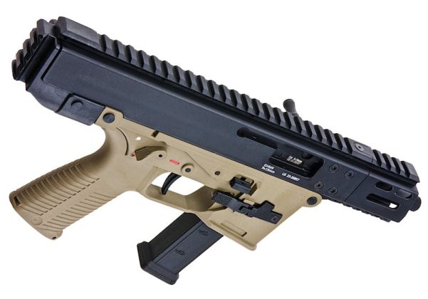 Lambda Defense GHM - 9 GBB Machine Pistol (Licensed by B&T) - 2 Tones - Bang Bang Airsoft
