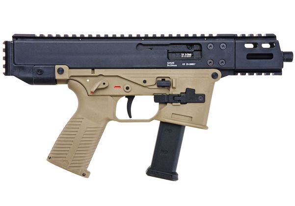 Lambda Defense GHM - 9 GBB Machine Pistol (Licensed by B&T) - 2 Tones - Bang Bang Airsoft