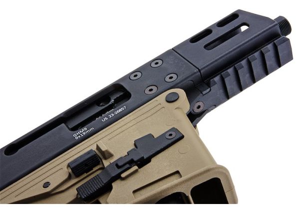 Lambda Defense GHM - 9 GBB Machine Pistol (Licensed by B&T) - 2 Tones - Bang Bang Airsoft