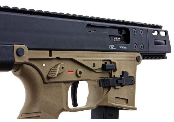 Lambda Defense GHM - 9 GBB Machine Pistol (Licensed by B&T) - 2 Tones - Bang Bang Airsoft