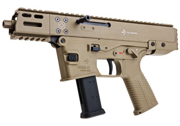 Lambda Defense GHM - 9 GBB Machine Pistol (Licensed by B&T) - FDE - Bang Bang Airsoft