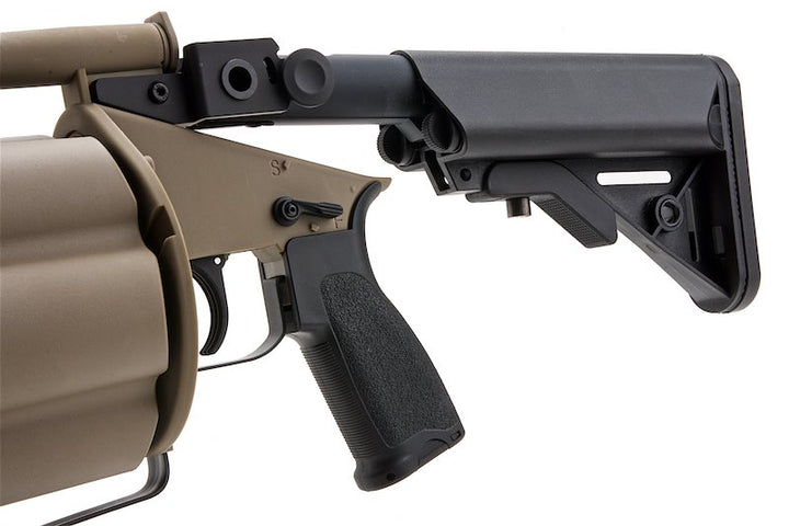 LDT MGL Grenade Launcher with Retractable Stock - DE - Bang Bang Airsoft