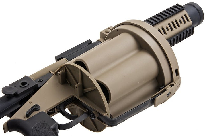 LDT MGL Grenade Launcher with Retractable Stock - DE - Bang Bang Airsoft