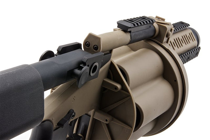 LDT MGL Grenade Launcher with Retractable Stock - DE - Bang Bang Airsoft