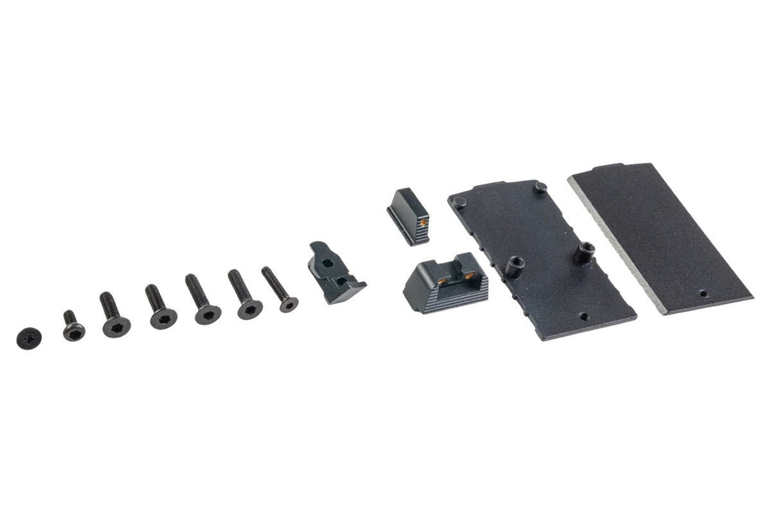 LWS X VEIL Tomahawk Glock 19 Gen5 GBB CNC Aluminum Slide Kit (VFC Spec) (by Lancer Tactical) - Bang Bang Airsoft