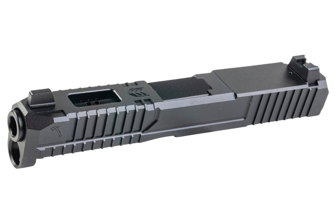 LWS X VEIL Tomahawk Glock 19 Gen5 GBB CNC Aluminum Slide Kit (VFC Spec) (by Lancer Tactical) - Bang Bang Airsoft