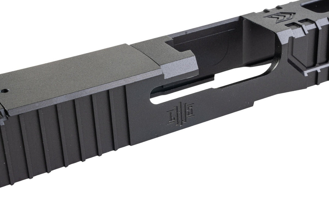 LWS X VEIL Tomahawk Glock 19 Gen5 GBB CNC Aluminum Slide Kit (VFC Spec) (by Lancer Tactical) - Bang Bang Airsoft