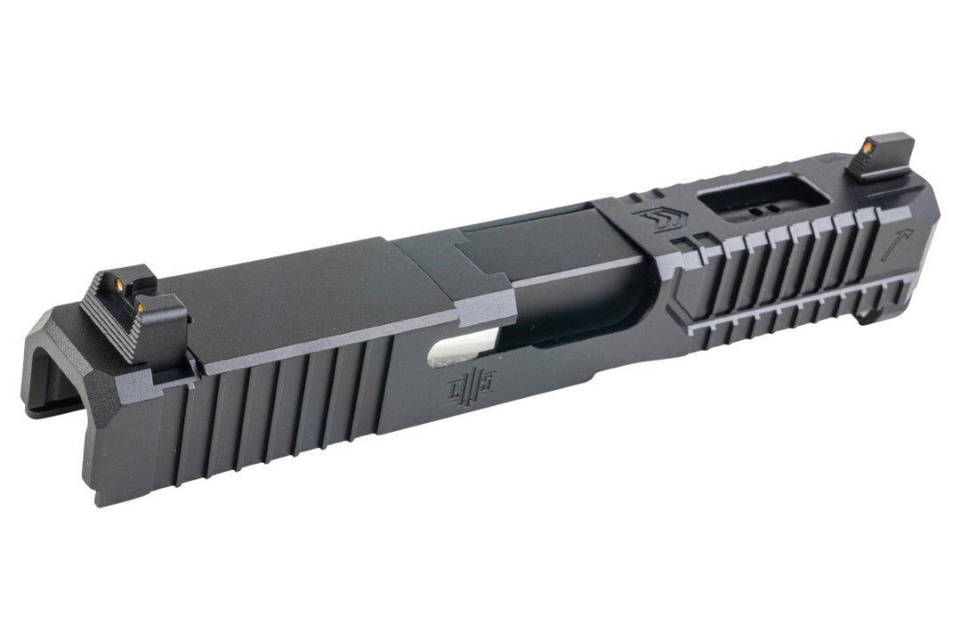 LWS X VEIL Tomahawk Glock 19 Gen5 GBB CNC Aluminum Slide Kit (VFC Spec) (by Lancer Tactical) - Bang Bang Airsoft