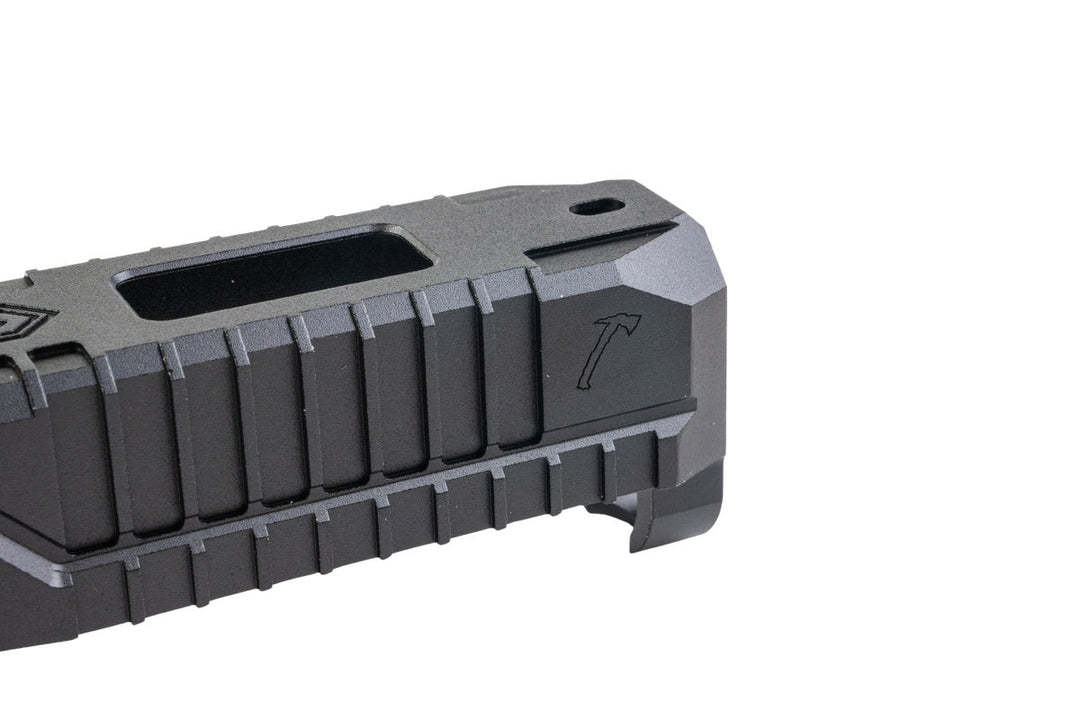 LWS X VEIL Tomahawk Glock 19 Gen5 GBB CNC Aluminum Slide Kit (VFC Spec) (by Lancer Tactical) - Bang Bang Airsoft