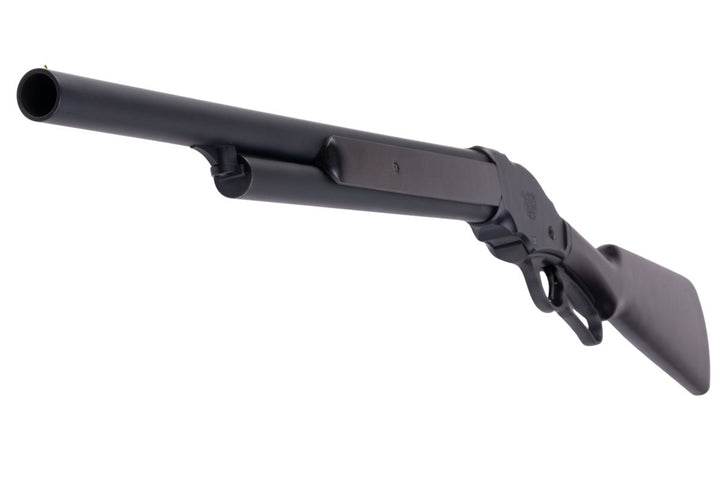Marushin M1887 Lever Action Gas Shotgun (Guard's Gun Matt Black Coating HW Wood Stock) - Bang Bang Airsoft