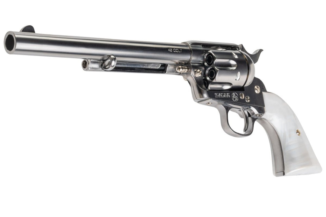 Marushin SAA 1st Gen.Late Cavalry Gas Revolver (Silver, Pearl Grip) - Bang Bang Airsoft