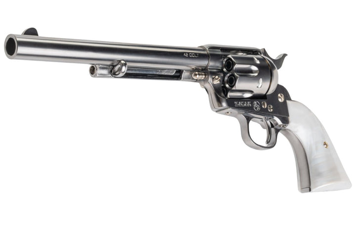 Marushin SAA 1st Gen.Late Cavalry Gas Revolver (Silver, Pearl Grip) - Bang Bang Airsoft