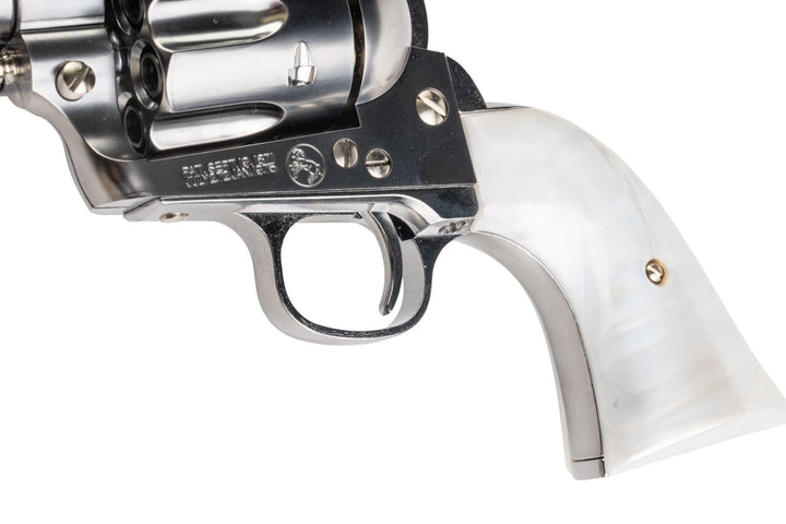 Marushin SAA 1st Gen.Late Cavalry Gas Revolver (Silver, Pearl Grip) - Bang Bang Airsoft