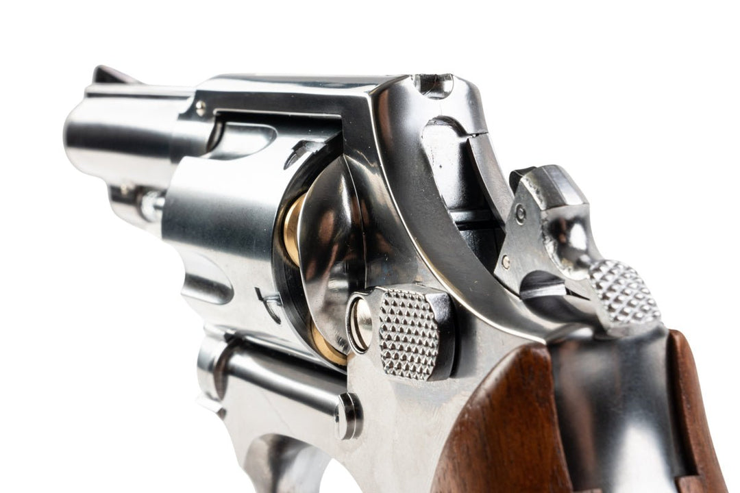 Marushin S&W M60 Gas Revolver (Wood Grip, 3 inch) - Silver - Bang Bang Airsoft