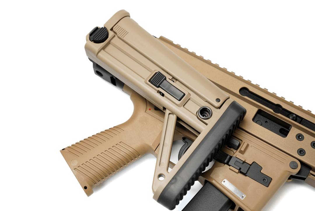 Maruyama SCW - 9 Pro G GBB with MBT Stock - FDE Deluxe Edition - Bang Bang Airsoft