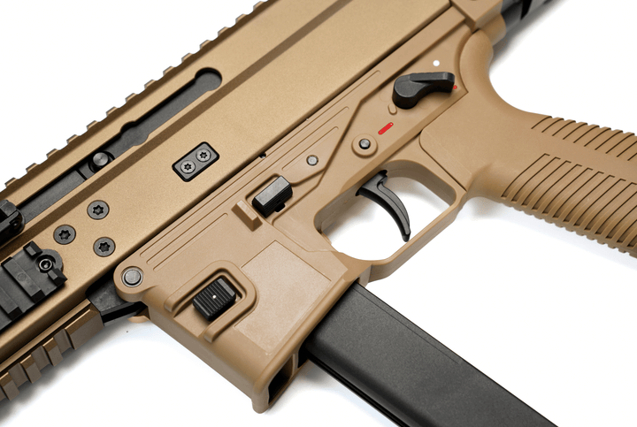 Maruyama SCW - 9 Pro G GBB with MBT Stock - FDE Deluxe Edition - Bang Bang Airsoft