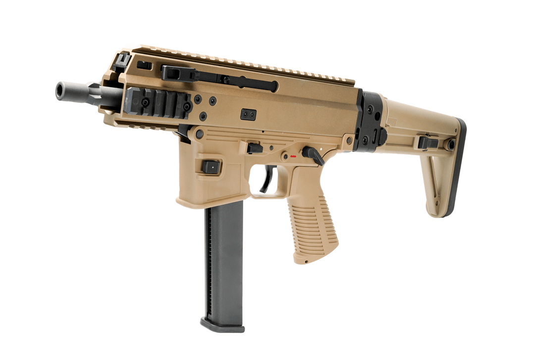 Maruyama SCW - 9 Pro G GBB with MBT Stock - FDE Deluxe Edition - Bang Bang Airsoft