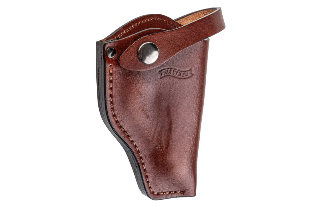 Maruzen PPK Leather Hip Holster - Brown - Bang Bang Airsoft