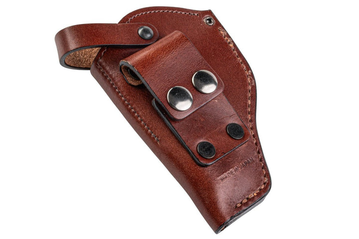 Maruzen PPK Leather Hip Holster - Brown - Bang Bang Airsoft