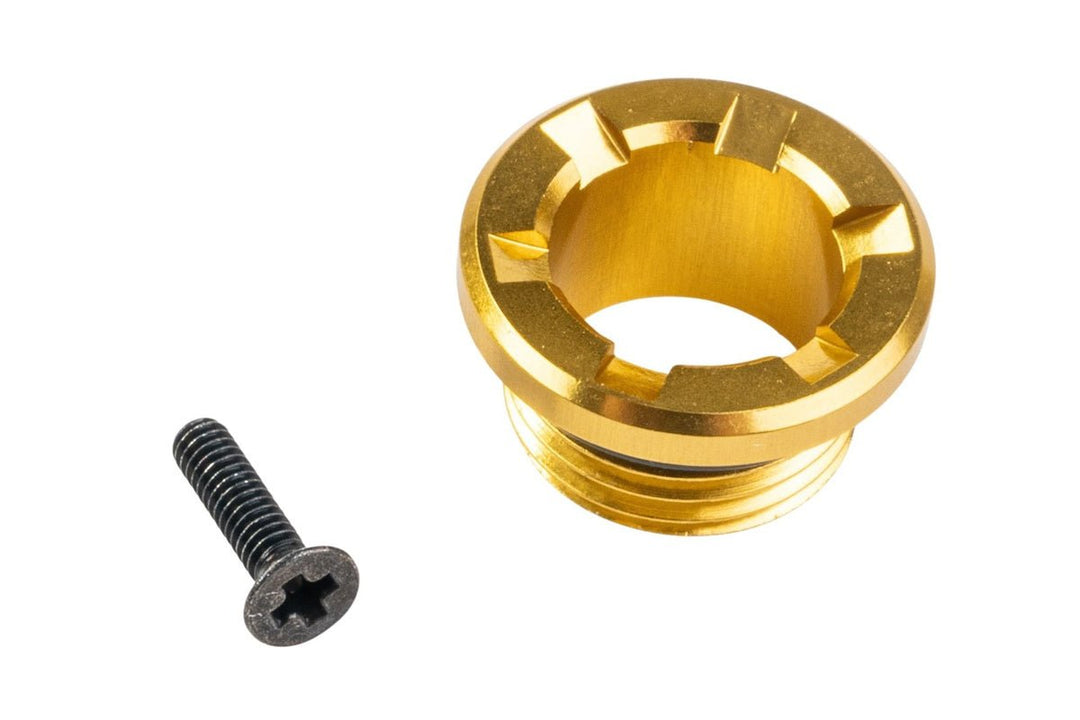Nine Ball Non-Recoil 2-Way Outer Barrel w/ 14mm CCW Adapter for Tokyo Marui P320 Full Size GBB -Gold - Bang Bang Airsoft