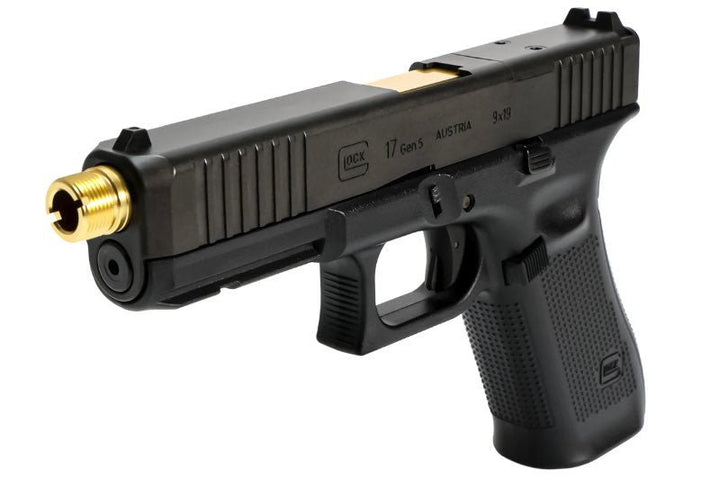 Nine Ball Tokyo Marui G17 Gen 5 MOS GBB Non Recoil 2 WAY Outer Barrel - Silver - Bang Bang Airsoft