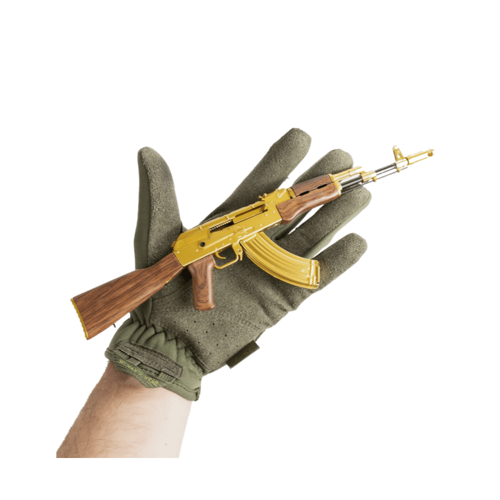 Novritsch AK47 Mini Model Gun - Gold - Bang Bang Airsoft