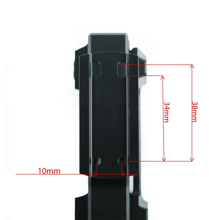 Novritsch High Red Dot V3 and PEQ Box Mount - Bang Bang Airsoft