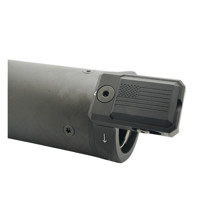 Oh My Gun URAC Style Carbon Fiber Dummy Front Shield - 20mm Picatinny - Bang Bang Airsoft