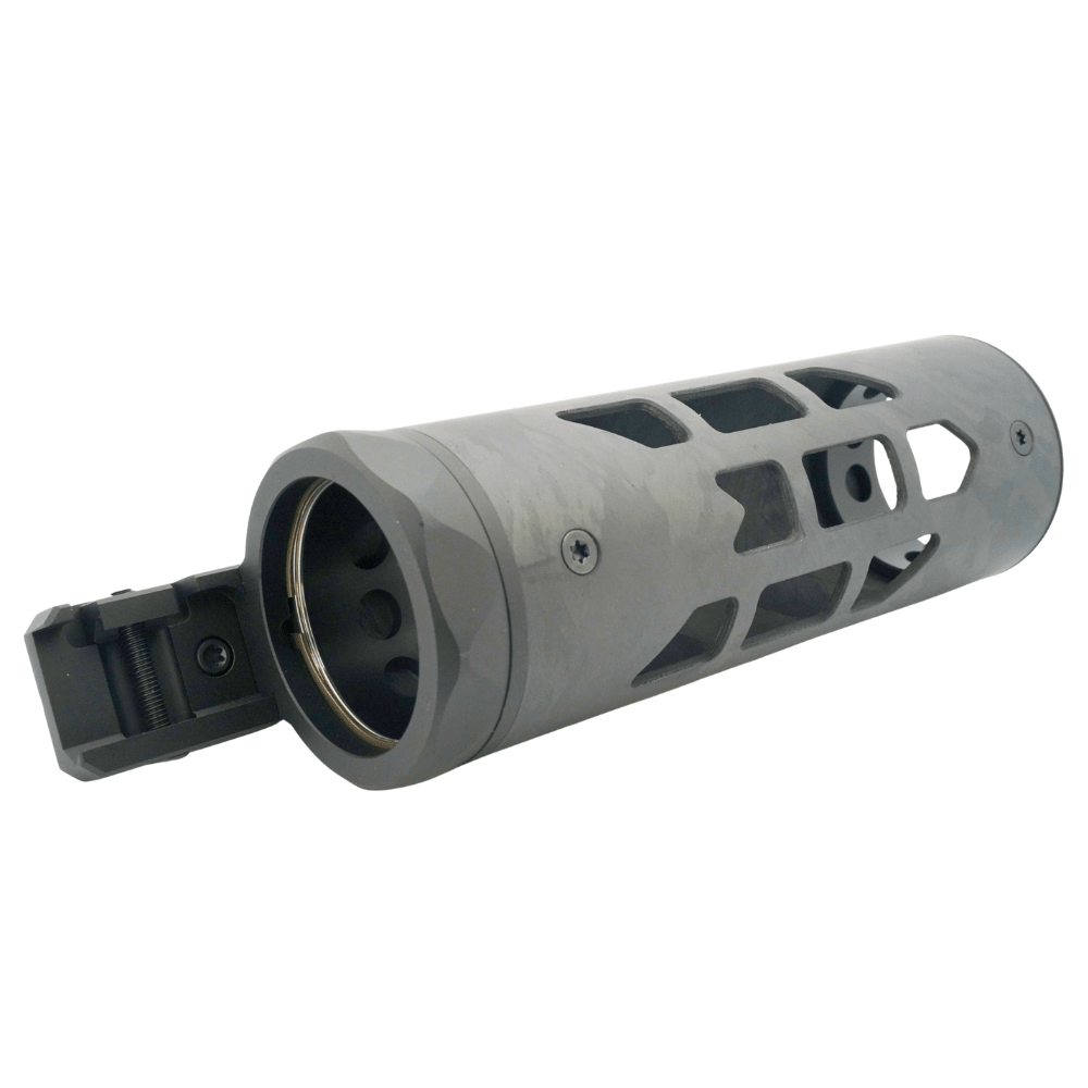 Oh My Gun URAC Style Carbon Fiber Dummy Front Shield - 20mm Picatinny - Bang Bang Airsoft