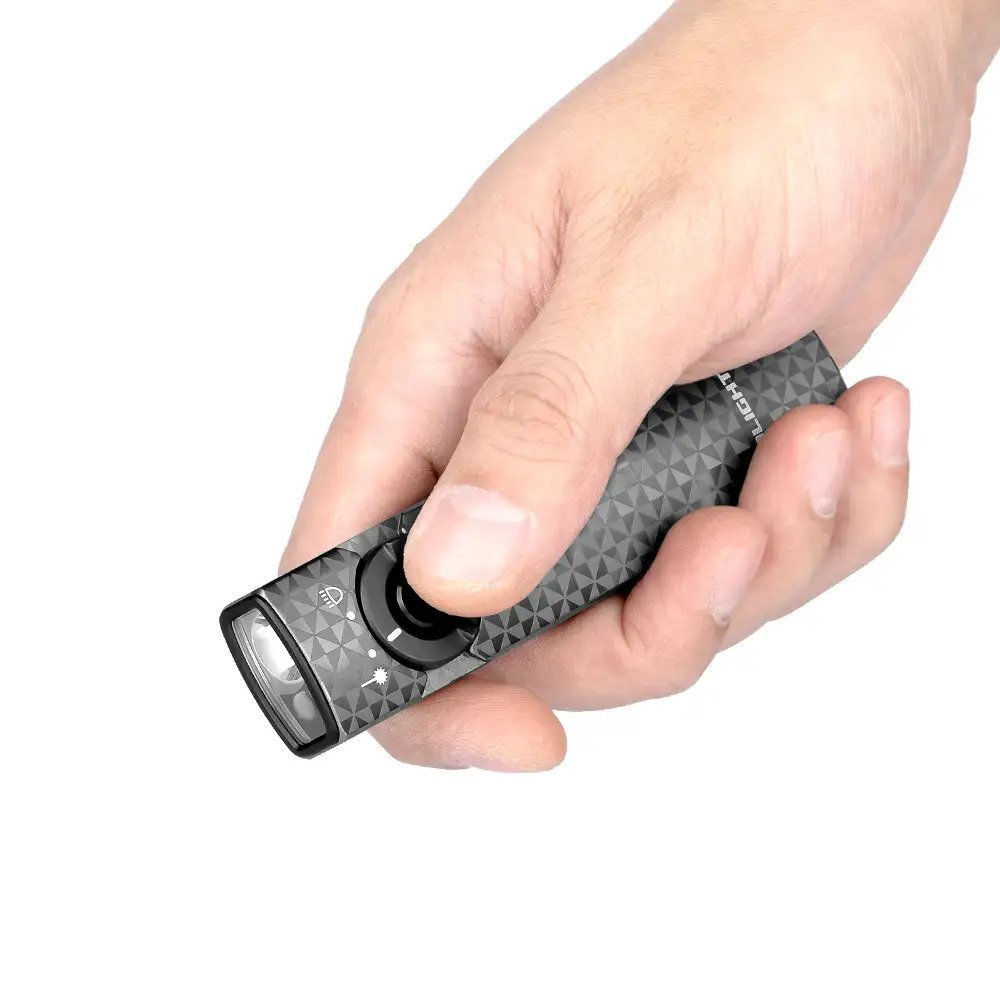 Olight Arkfeld Stylish Dual Light Source EDC Torch Light with Laser Pointer (CW) - Bang Bang Airsoft