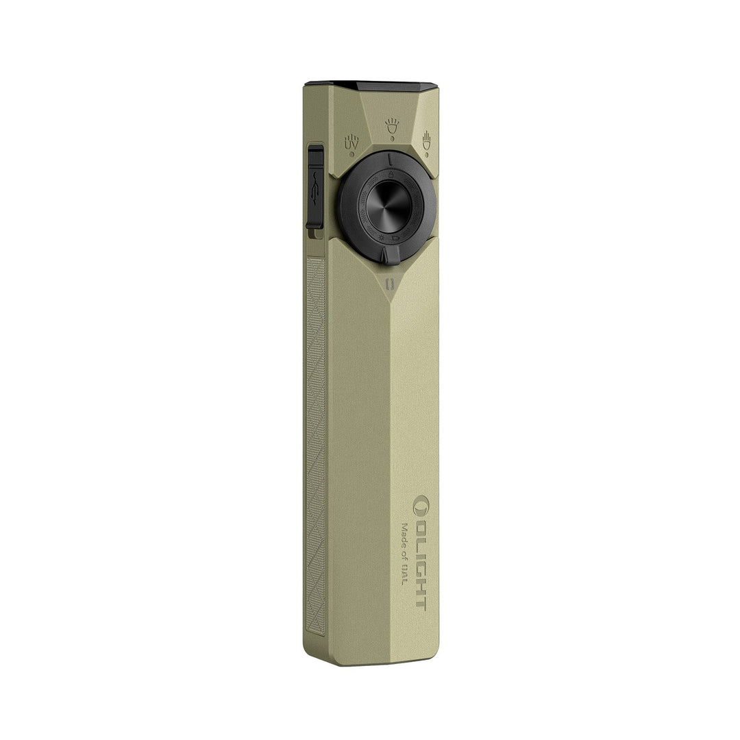 Olight ArkPro Ultra Flat Unibody EDC Flashlight with Laser Pointer Olive Green - Bang Bang Airsoft