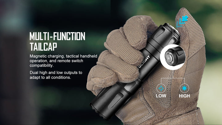 OLIGHT Odin Mini LED Flashlight with M - Lok Mount and Tail Switch - Bang Bang Airsoft