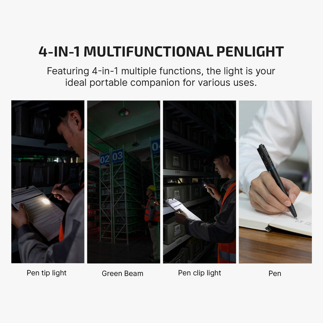 Olight Open 3 Rechargeable EDC Pen Light & Laser - Bang Bang Airsoft