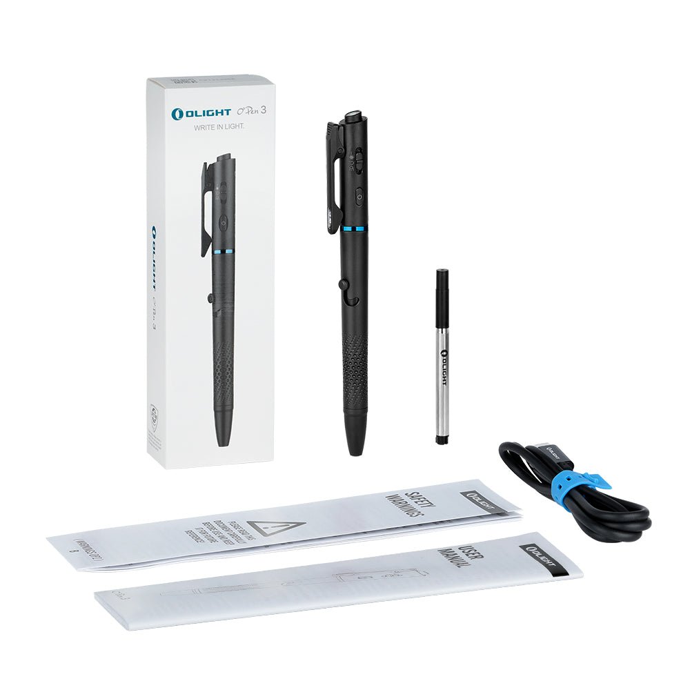 Olight Open 3 Rechargeable EDC Pen Light & Laser - Bang Bang Airsoft