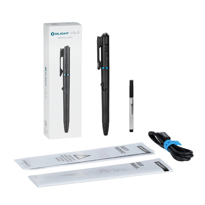 Olight Open 3 Rechargeable EDC Pen Light & Laser - Bang Bang Airsoft