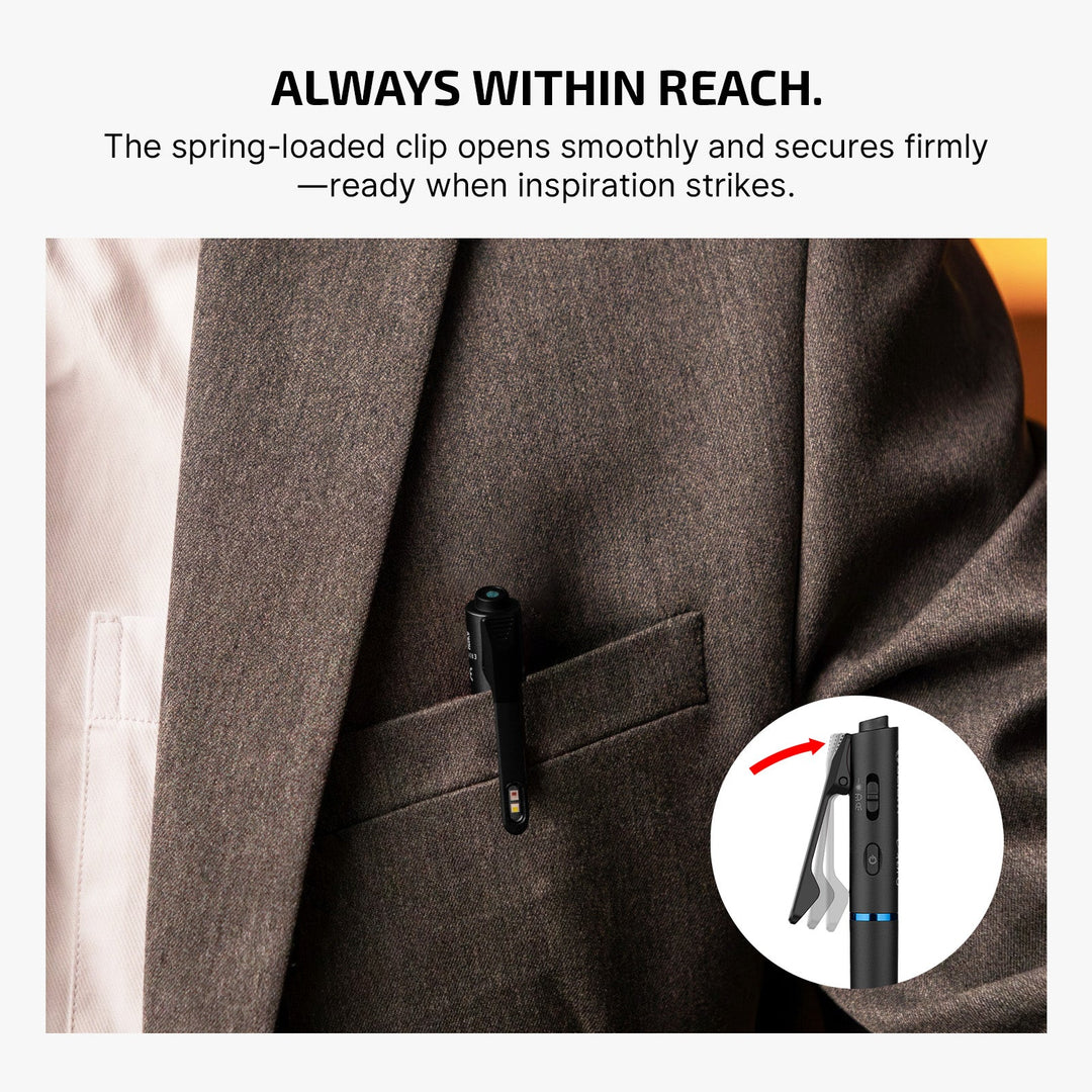 Olight Open 3 Rechargeable EDC Pen Light & Laser - Bang Bang Airsoft