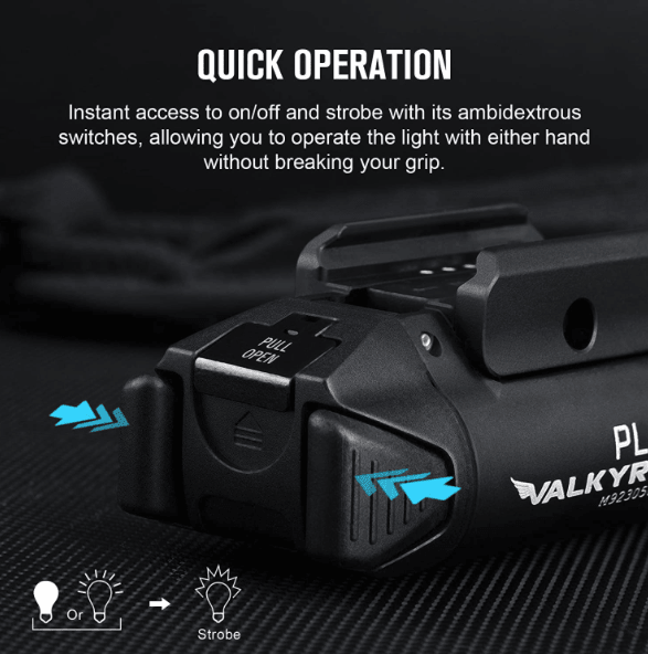 OLIGHT PL - 3 Valkyrie Flashlight - Bang Bang Airsoft