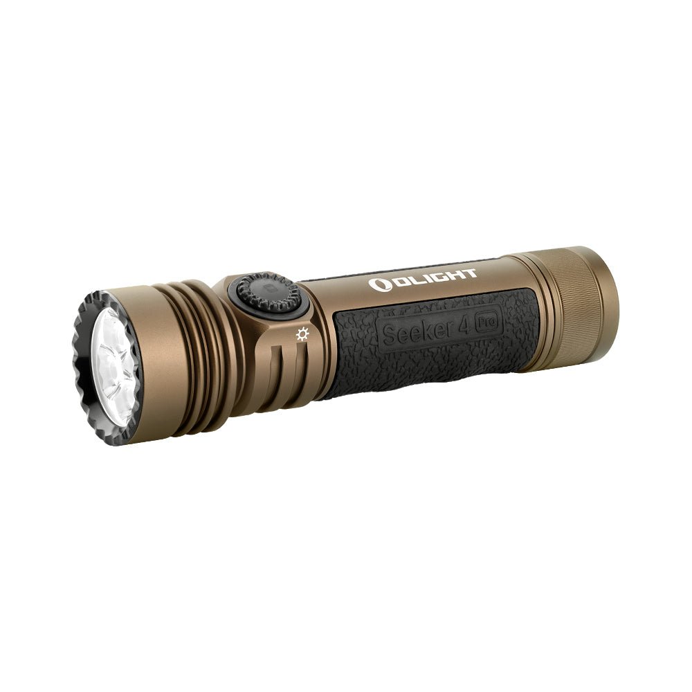 Olight Seeker 4 Pro Rechargeable LED Flashlight with a New Dock - Bang Bang Airsoft